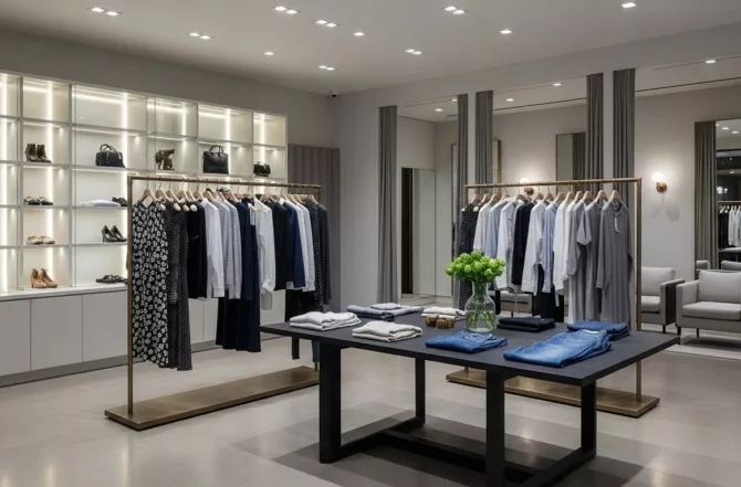 Móveis Planejados para Loja de Roupas