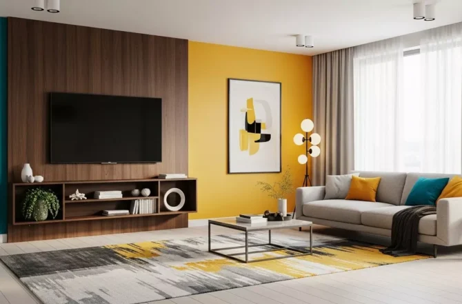 Painel para TV com Rack Integrado